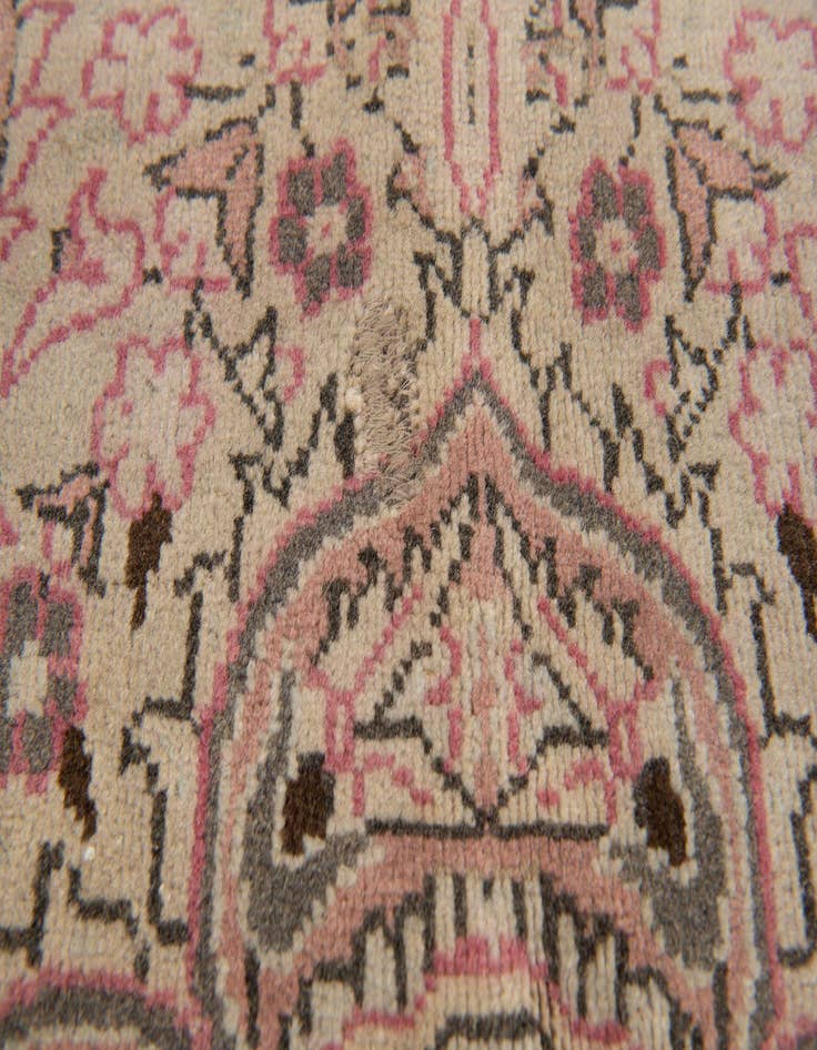 Detail image of  8' 2 x 12' 5  Hand Knotted Ultra Vintage Persian Wool Rug