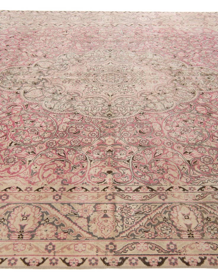 Detail image of  8' 2 x 12' 5  Hand Knotted Ultra Vintage Persian Wool Rug