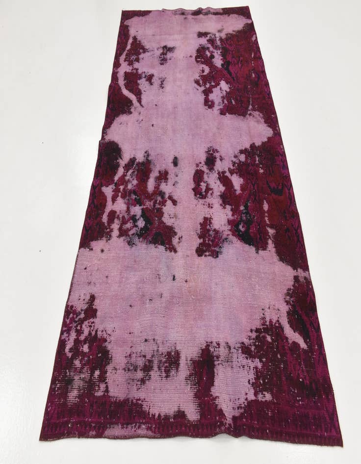 Detail image of  5' 2 x 9' 2  Hand Knotted Ultra Vintage Persian Wool Rug