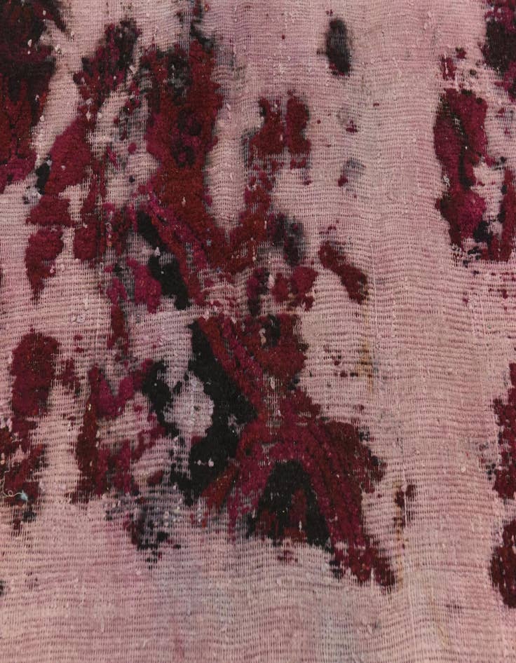 Detail image of  5' 2 x 9' 2  Hand Knotted Ultra Vintage Persian Wool Rug