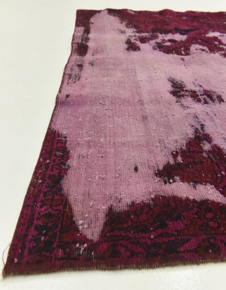 Detail image of  5' 2 x 9' 2  Hand Knotted Ultra Vintage Persian Wool Rug