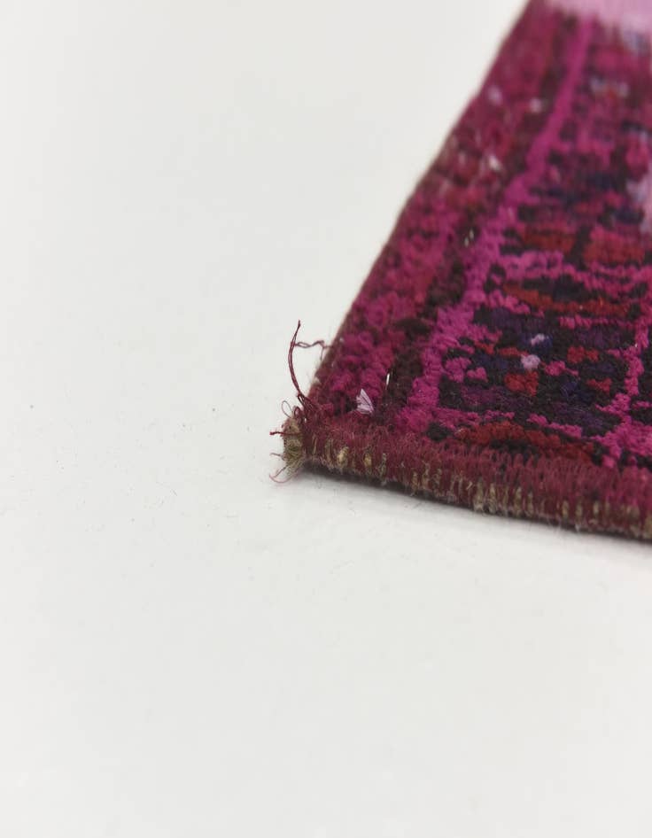 Detail image of  5' 2 x 9' 2  Hand Knotted Ultra Vintage Persian Wool Rug