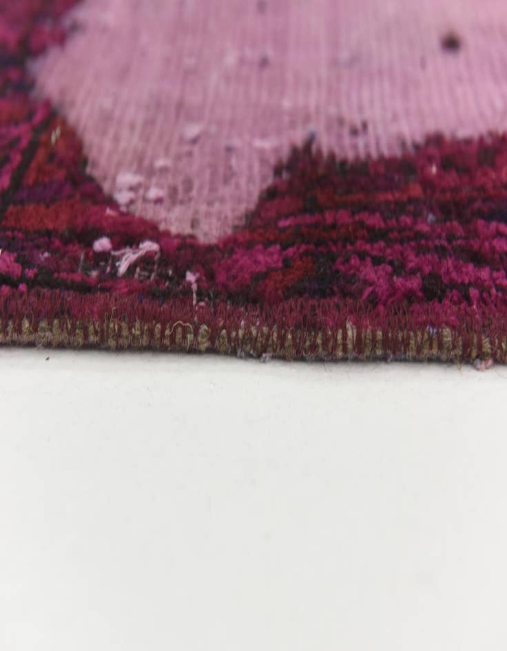 Detail image of  5' 2 x 9' 2  Hand Knotted Ultra Vintage Persian Wool Rug