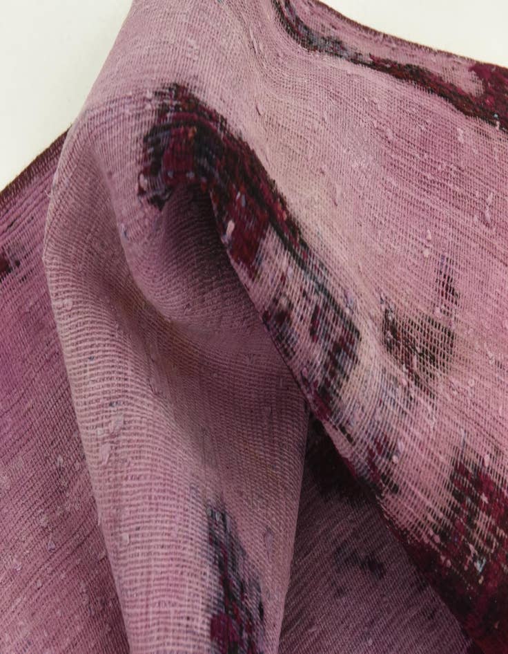 Detail image of  5' 2 x 9' 2  Hand Knotted Ultra Vintage Persian Wool Rug