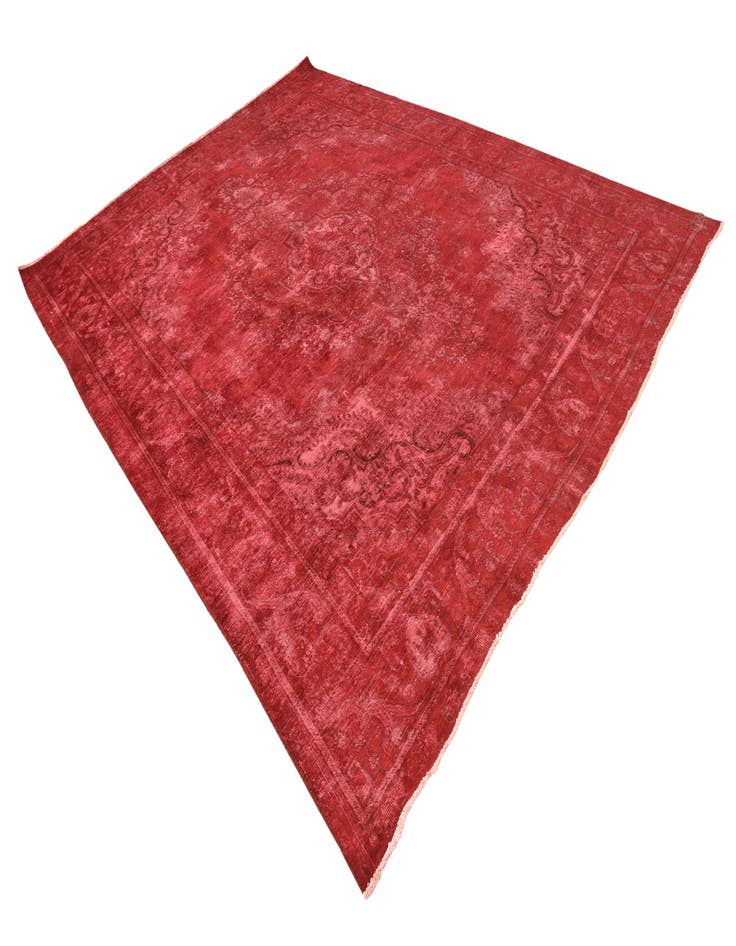 Detail image of  9' 7 x 12' 9  Hand Knotted Ultra Vintage Persian Wool Rug