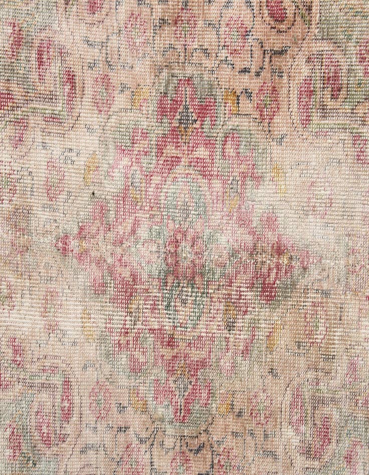 Detail image of  9' 8 x 12' 8  Hand Knotted Ultra Vintage Persian Wool Rug