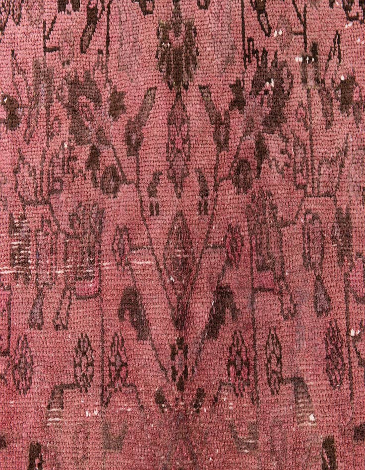 Detail image of  6' 9 x 9' 3  Hand Knotted Ultra Vintage Persian Wool Rug