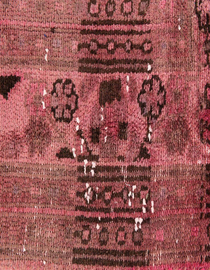 Detail image of  6' 9 x 9' 3  Hand Knotted Ultra Vintage Persian Wool Rug