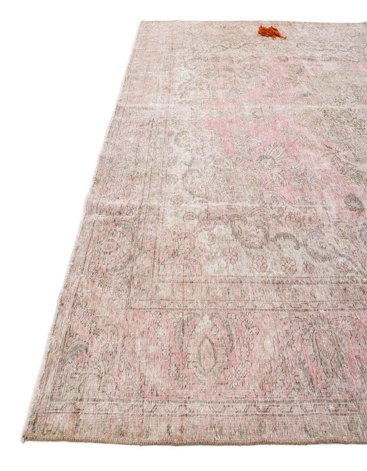 Detail image of  9' 2 x 12' 5  Hand Knotted Ultra Vintage Persian Wool Rug