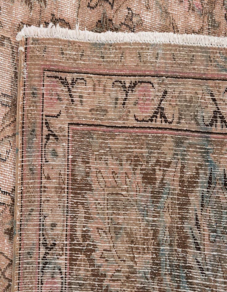 Detail image of  9' 8 x 11' 10  Hand Knotted Ultra Vintage Persian Wool Rug