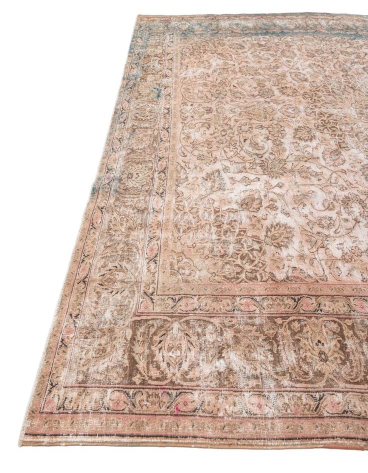 Detail image of  9' 8 x 11' 10  Hand Knotted Ultra Vintage Persian Wool Rug