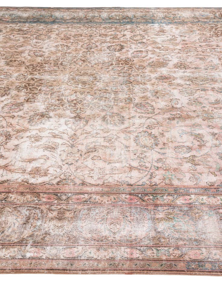 Detail image of  9' 8 x 11' 10  Hand Knotted Ultra Vintage Persian Wool Rug