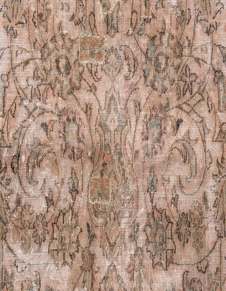 Detail image of  9' 8 x 11' 10  Hand Knotted Ultra Vintage Persian Wool Rug