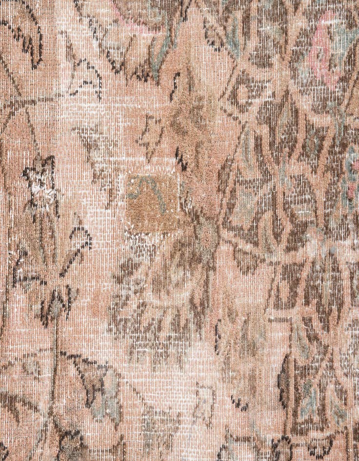 Detail image of  9' 8 x 11' 10  Hand Knotted Ultra Vintage Persian Wool Rug