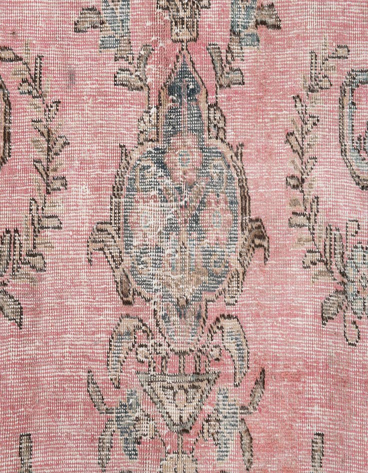 Detail image of  7' 2 x 10' 10  Hand Knotted Ultra Vintage Persian Wool Rug