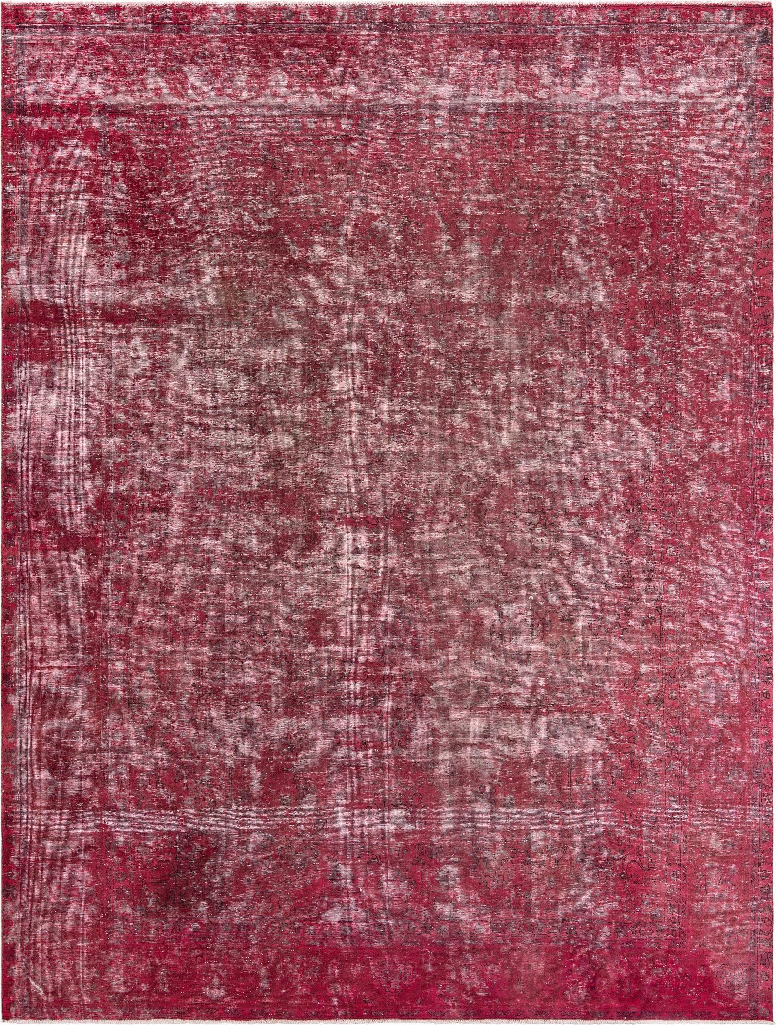  9' 4 x 12' 6  Hand Knotted Ultra Vintage Persian Wool Rug