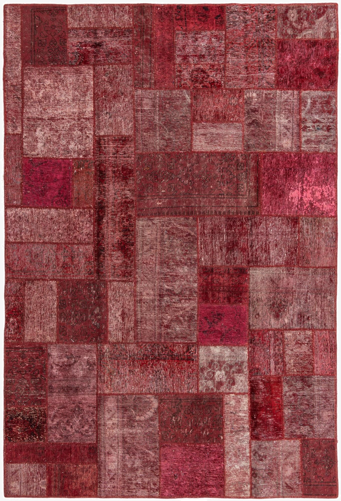  6' 2 x 9' 2  Hand Knotted Ultra Vintage Persian Wool Rug