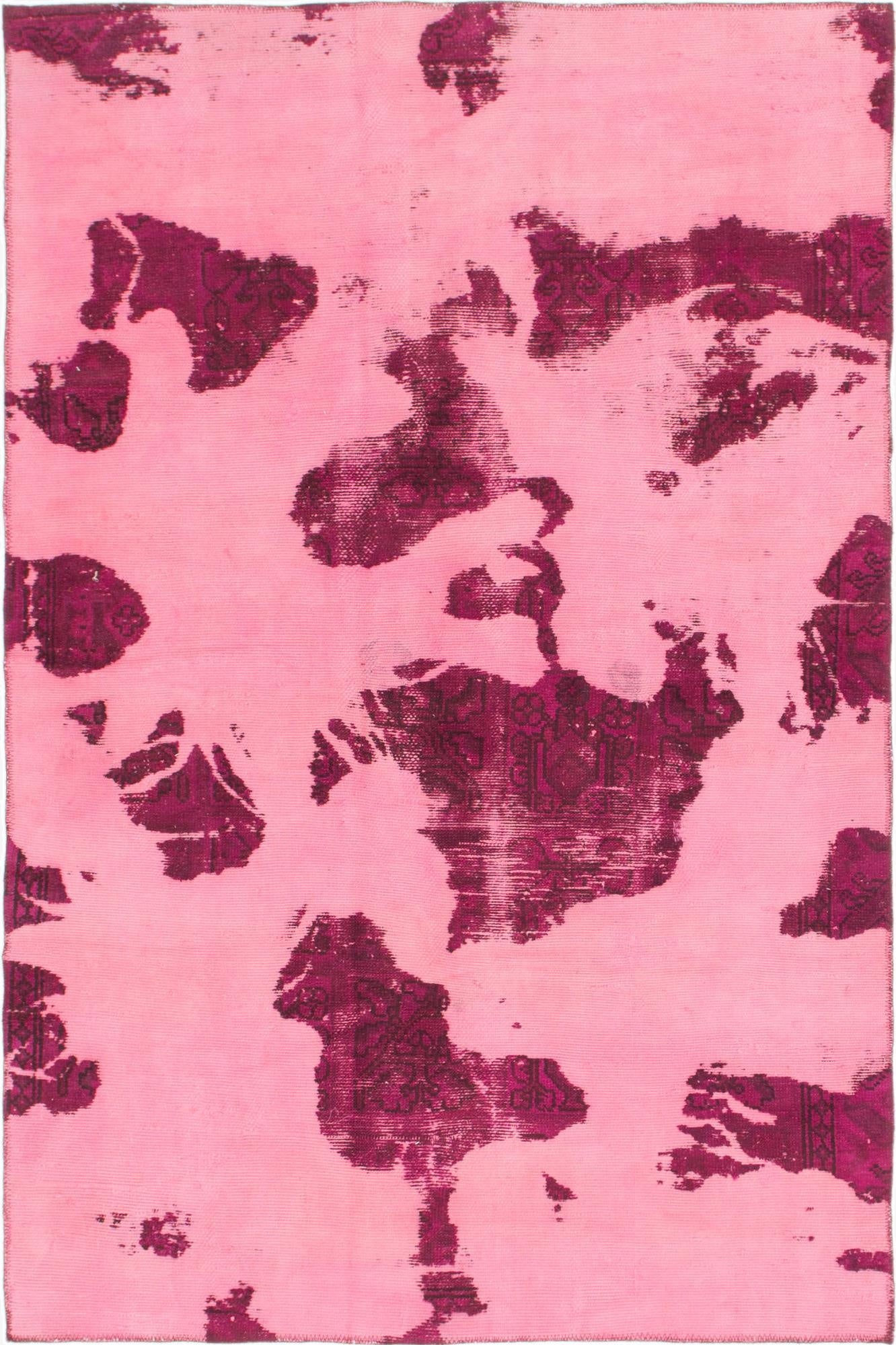  5' 4 x 8'  Hand Knotted Ultra Vintage Persian Wool Rug