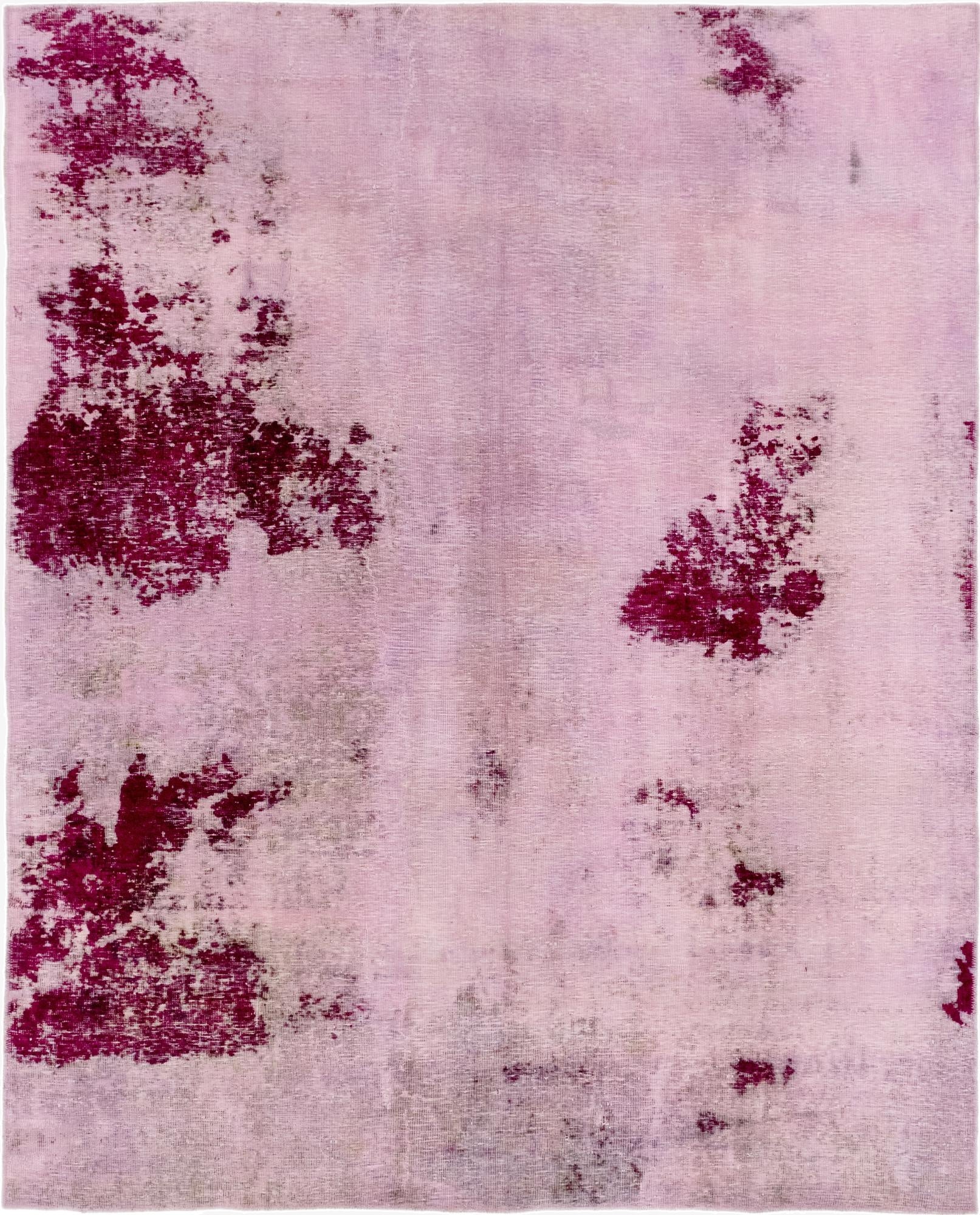  6' 8 x 8' 3  Hand Knotted Ultra Vintage Persian Wool Rug