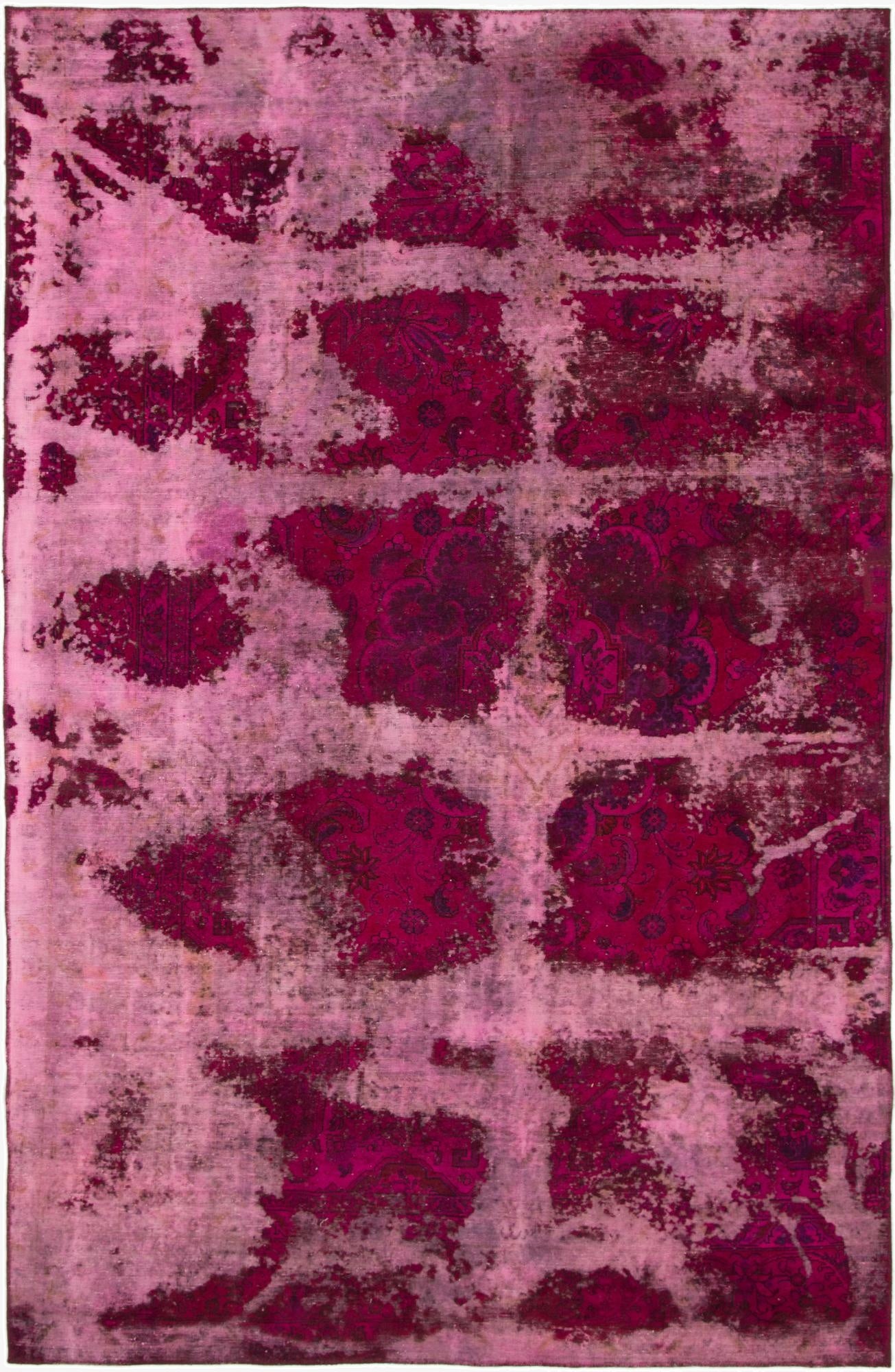  7' 10 x 12' 2  Hand Knotted Ultra Vintage Persian Wool Rug