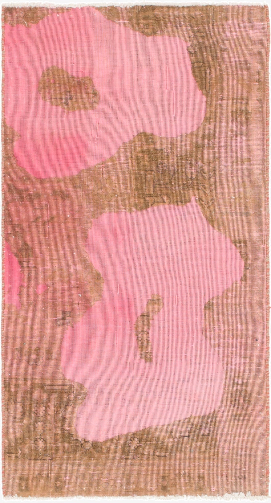  2' 5 x 4' 9  Hand Knotted Ultra Vintage Persian Wool Rug