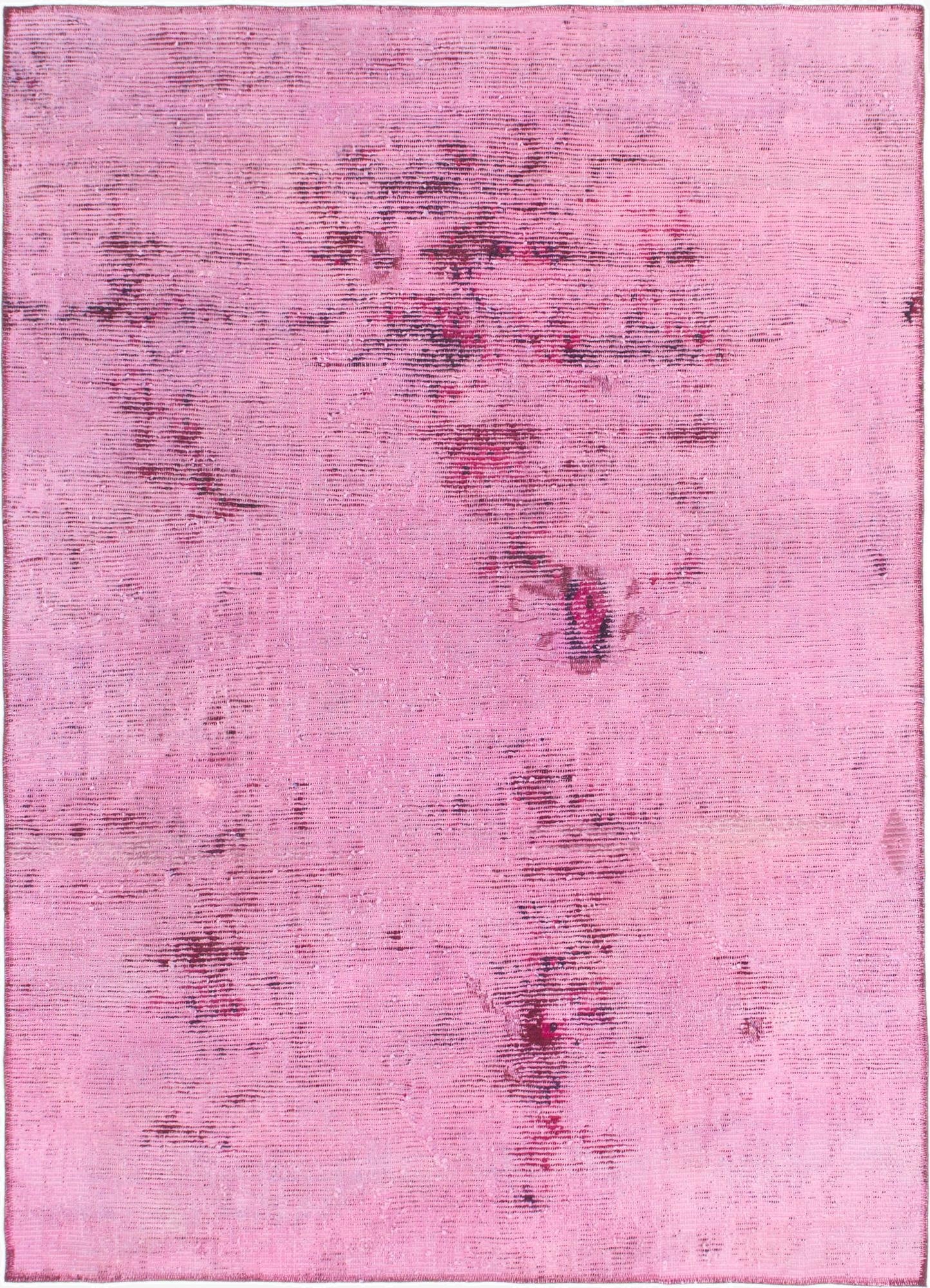  5' 8 x 7' 9  Hand Knotted Ultra Vintage Persian Wool Rug