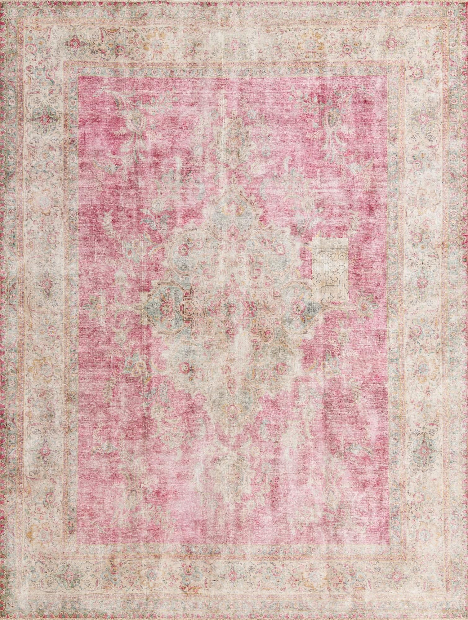  9' 8 x 12' 8  Hand Knotted Ultra Vintage Persian Wool Rug