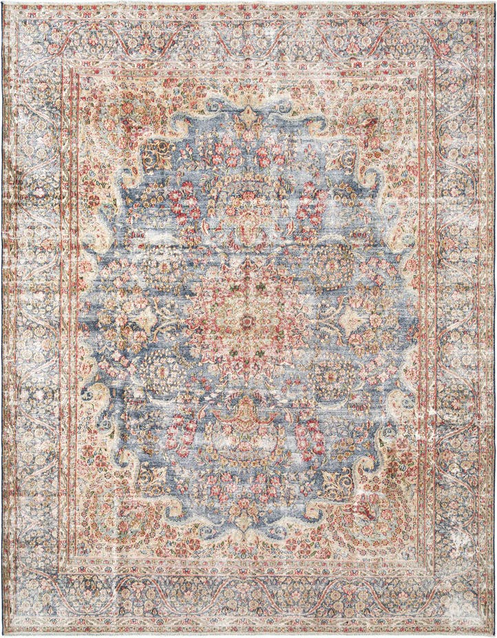  9' 9 x 12' 9 Vintage Royal Wool Rug