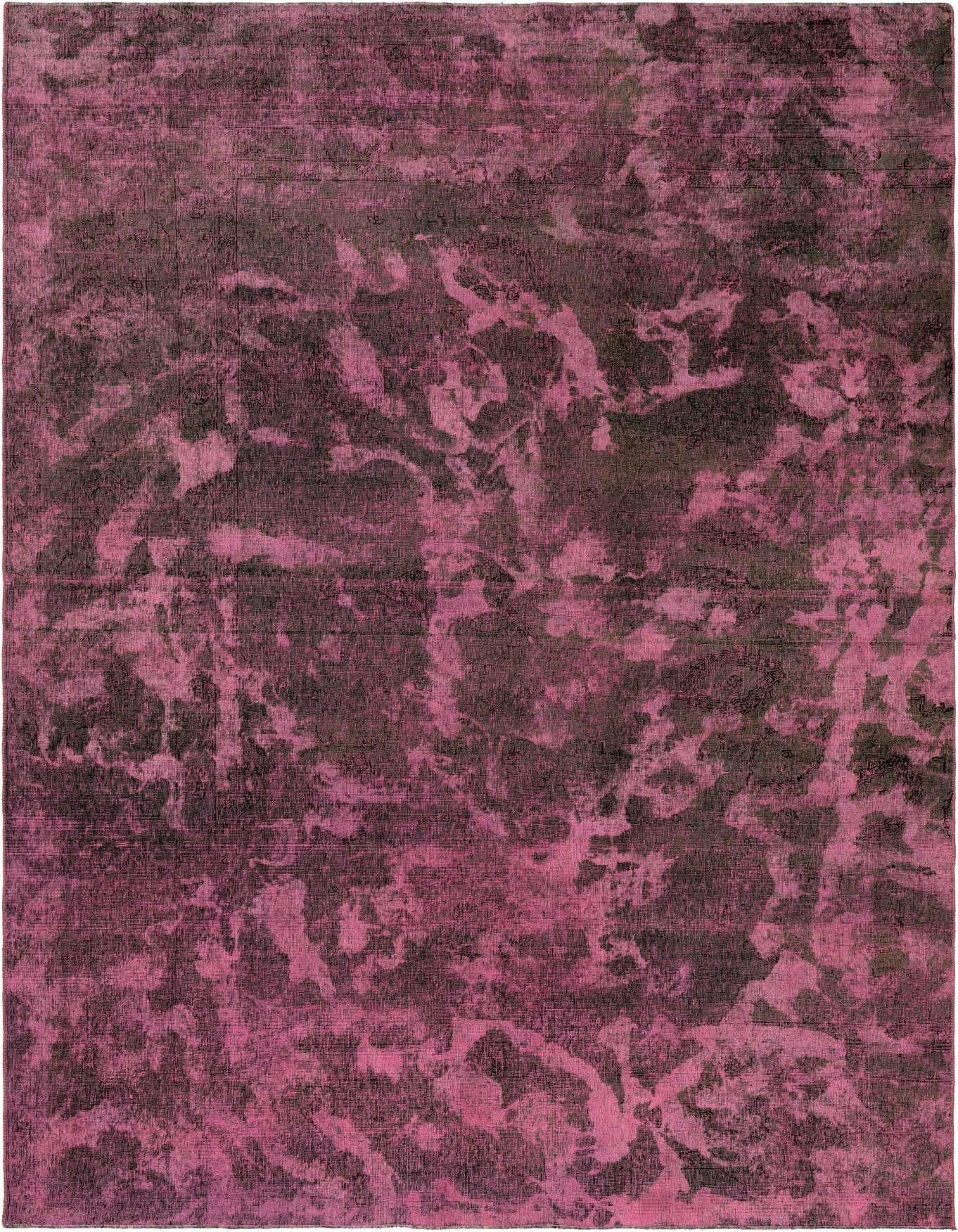 A 6x9 rectangular pink Persian area rug with a vintage, distressed pattern, suitable for a living room.
