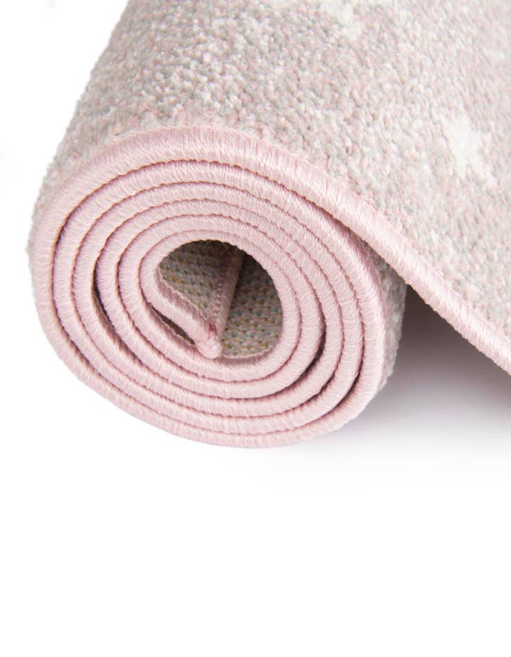 Detail image of  2' 2 x 2' 11 Unicorn Whimsy Kids Rug