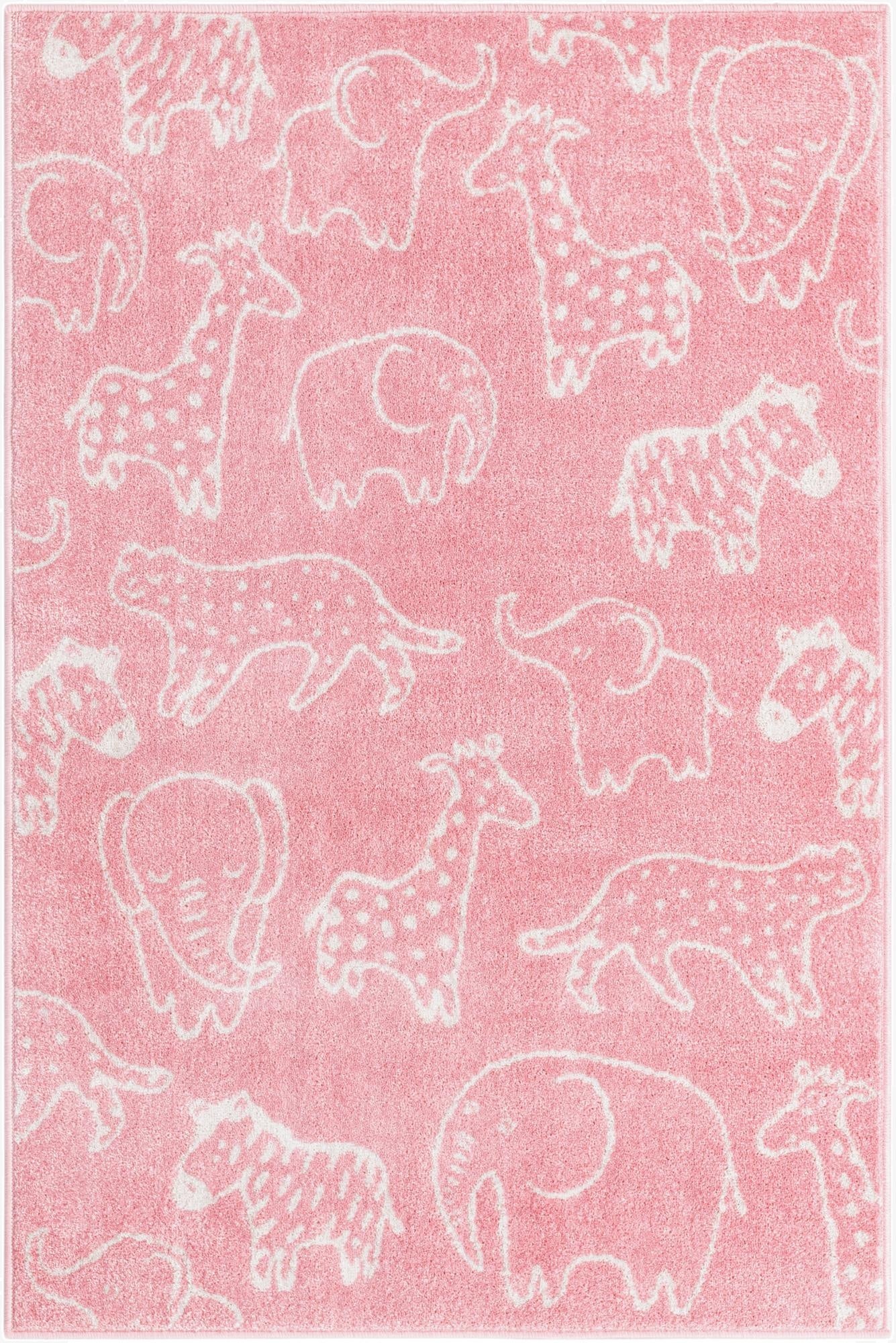  4' x 6' Animals Whimsy Kids Rug
