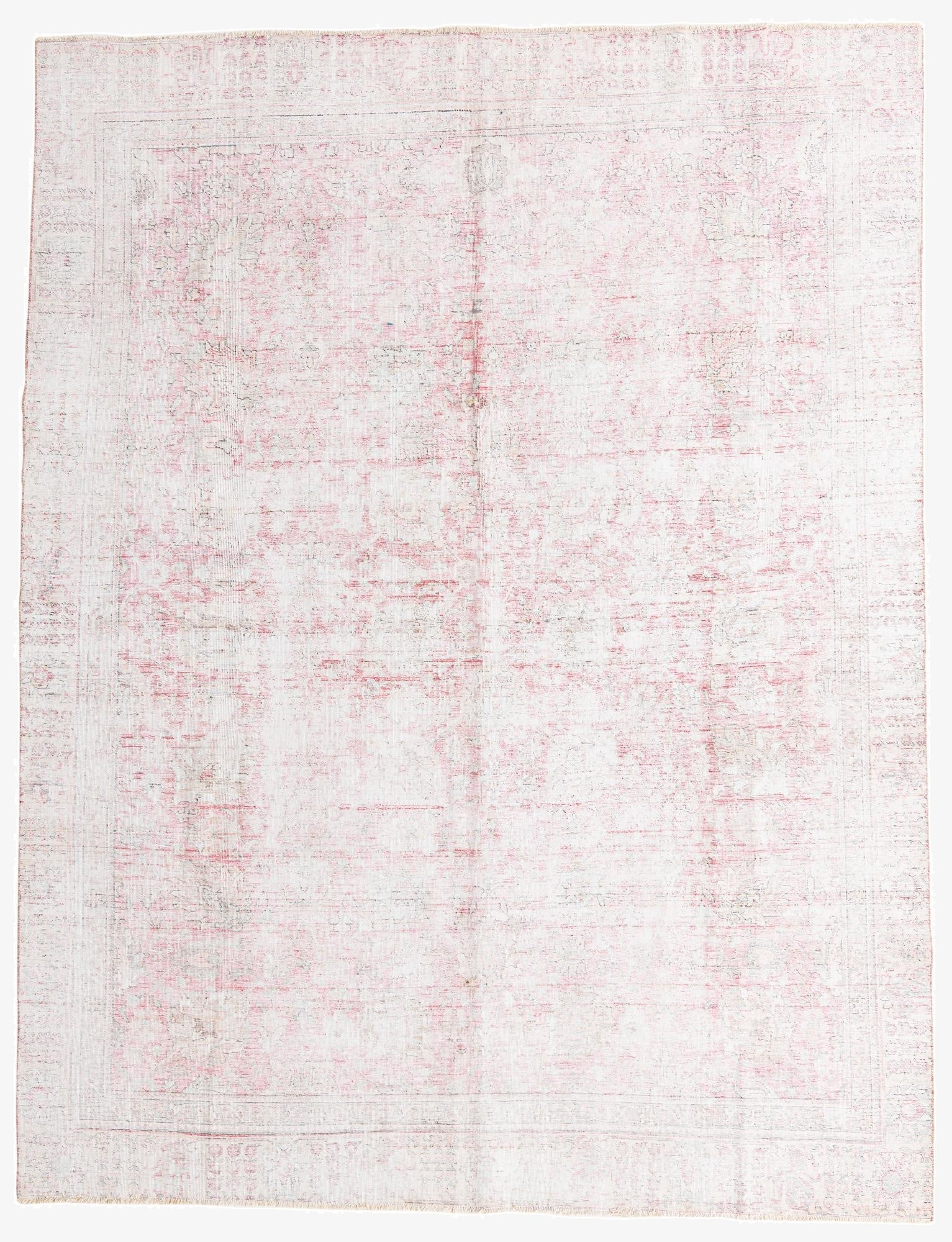  9' x 11' 8  Hand Knotted Ultra Vintage Persian Wool Rug