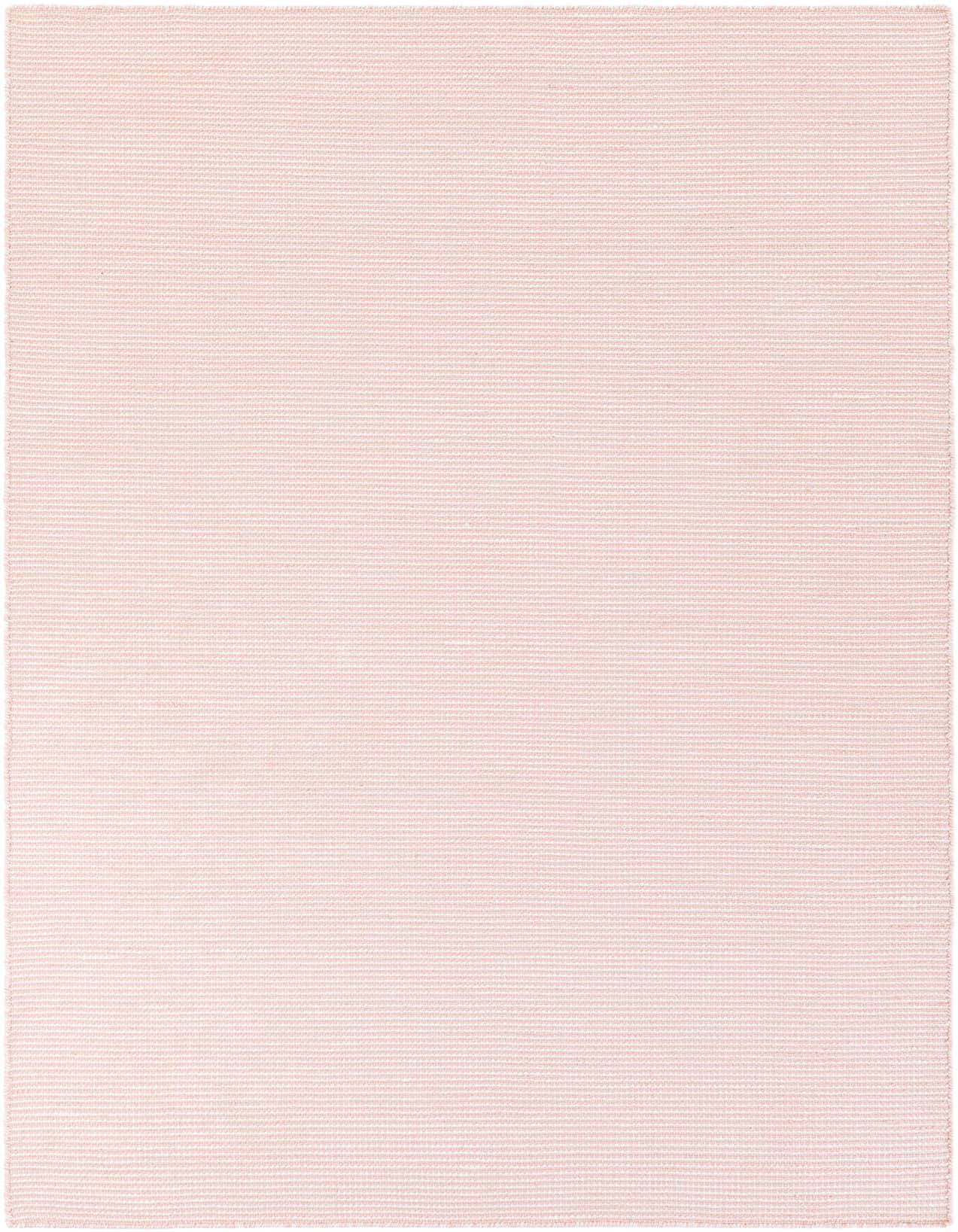 A 5x8 rectangular Jill Zarin Palm Springs Outdoor rug in a soft Pink Roses color with a subtle textured flatweave.