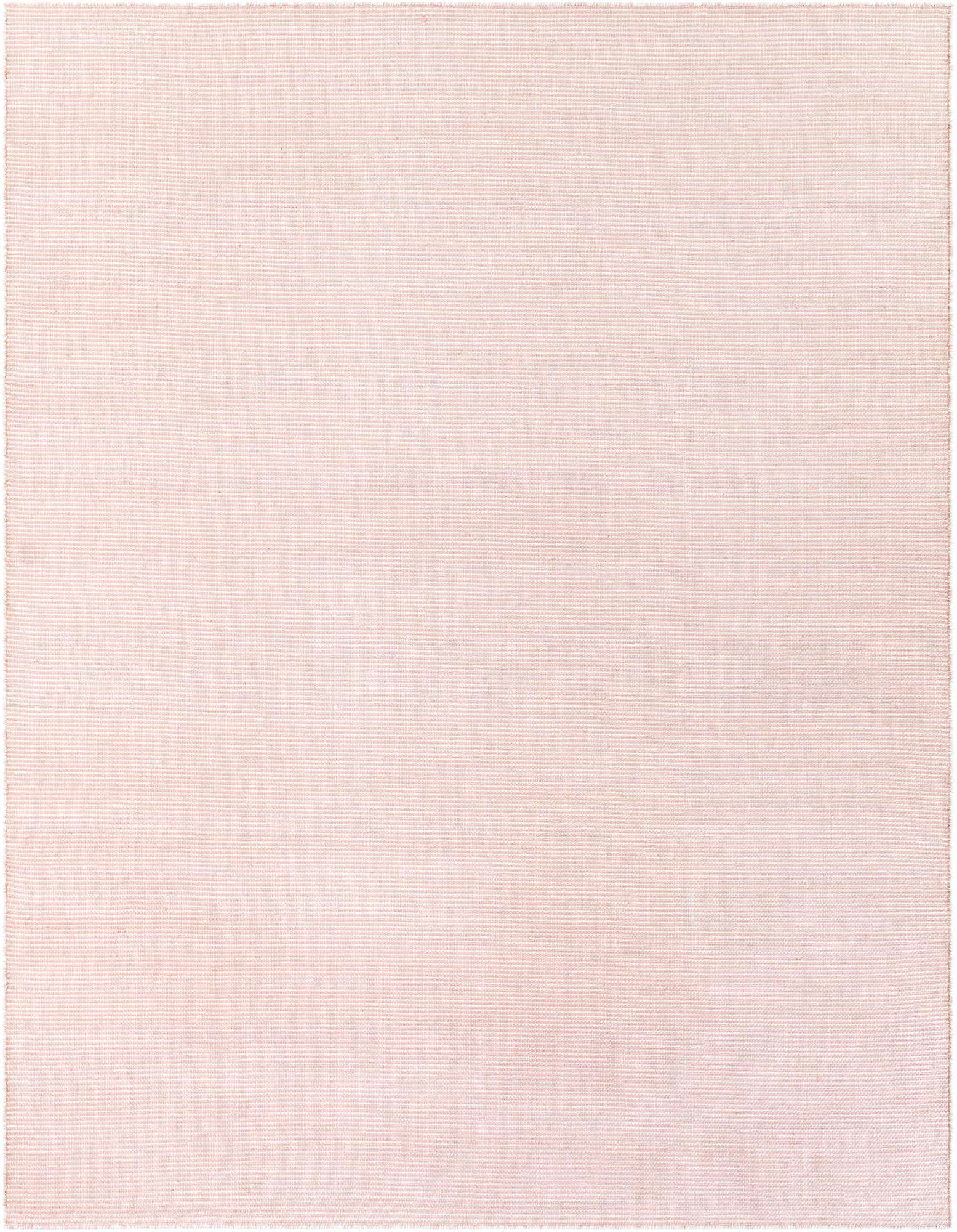 A large 8x10 rectangular Jill Zarin Palm Springs Outdoor rug in a soft Pink Roses color, featuring a subtle textured flatweave.