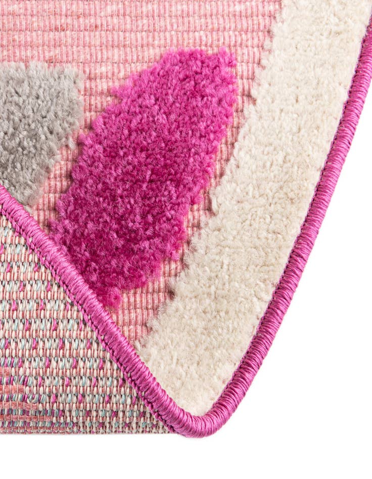 Detail image of  3' 3 x 3' 3  Washable Aruba Indoor / Outdoor Round Rug