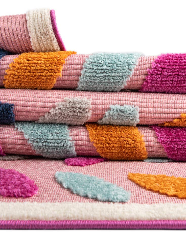 Detail image of  3' 3 x 3' 3  Washable Aruba Indoor / Outdoor Round Rug