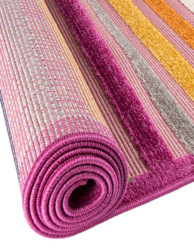 Detail image of  3' 3 x 3' 3  Washable Aruba Indoor / Outdoor Round Rug