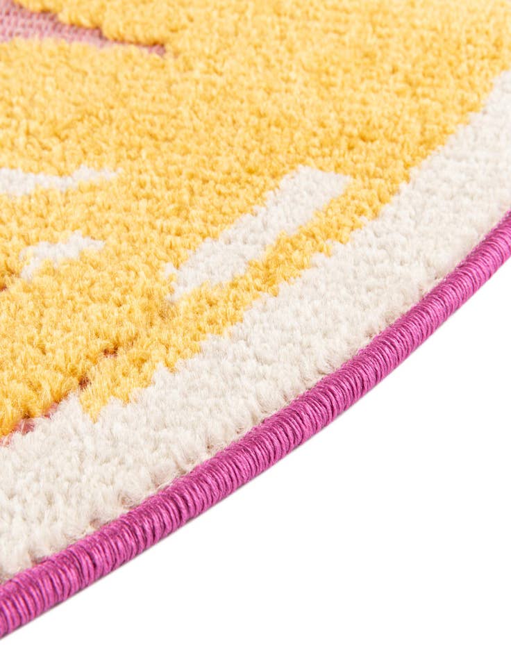 Detail image of  5' 3 x 5' 3  Washable Aruba Indoor / Outdoor Round Rug