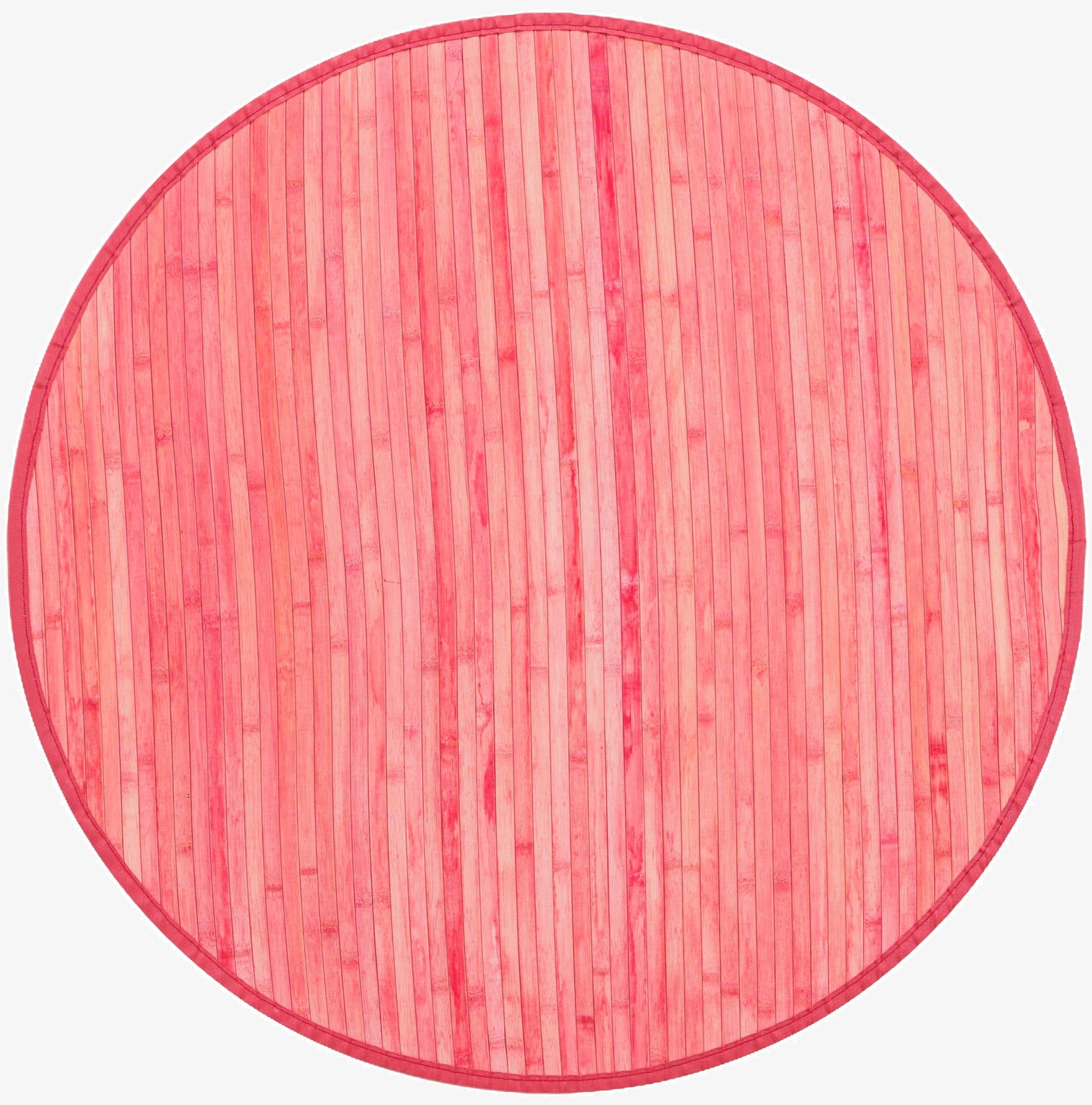  3' 3 x 3' 3 Bamboo Round Rug