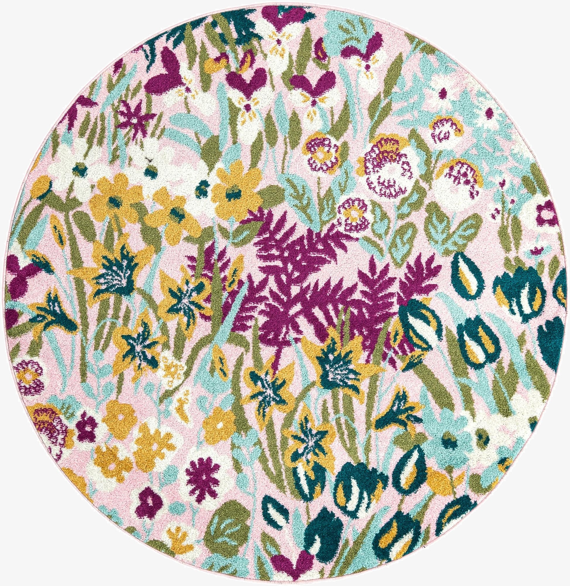  5' 3 x 5' 3 Bloom Round Rug