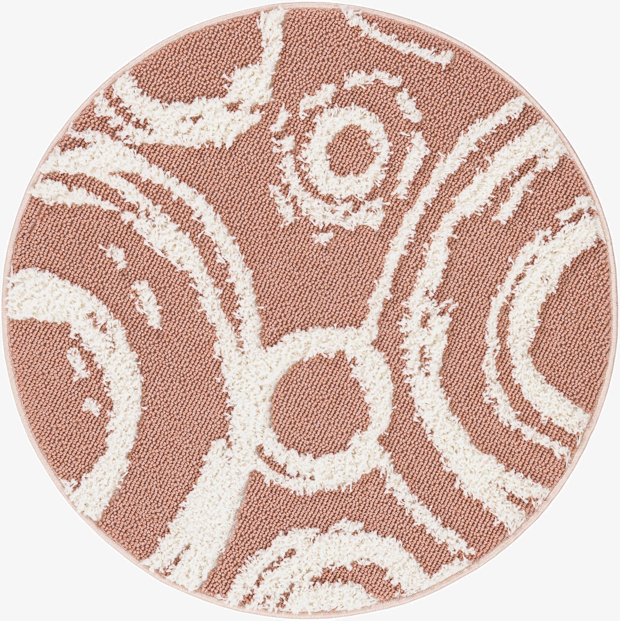  3' 3 x 3' 3 Boho Round Rug