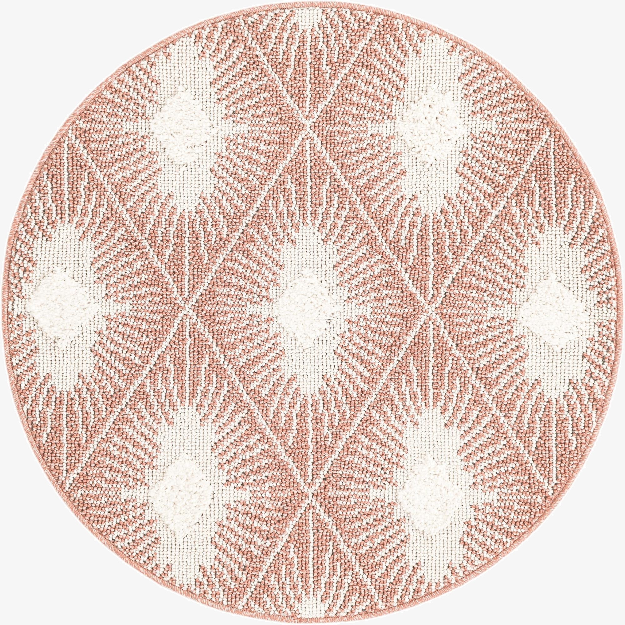  3' 3 x 3' 3 Boho Round Rug