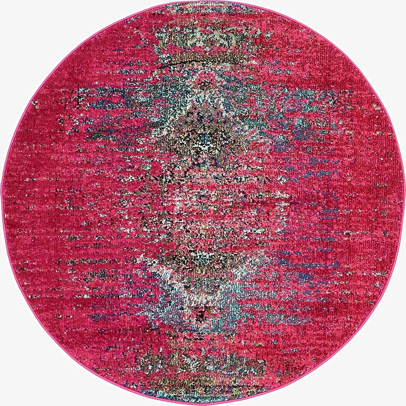  4' x 4'  Washable Carnevale Round Rug