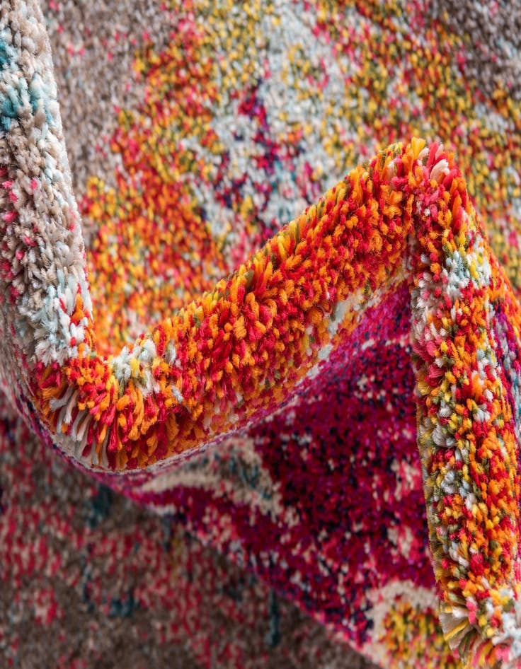 Detail image of  8' x 8'  Washable El Paso Round Rug