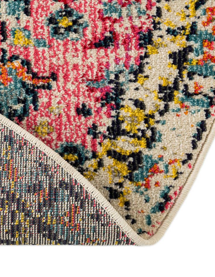 Detail image of  4' x 4'  Washable El Paso Round Rug