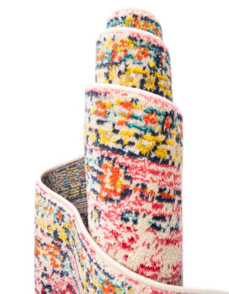 Detail image of  4' x 4'  Washable El Paso Round Rug