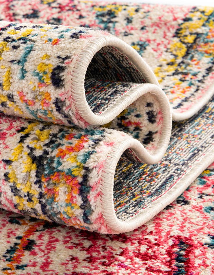 Detail image of  4' x 4'  Washable El Paso Round Rug