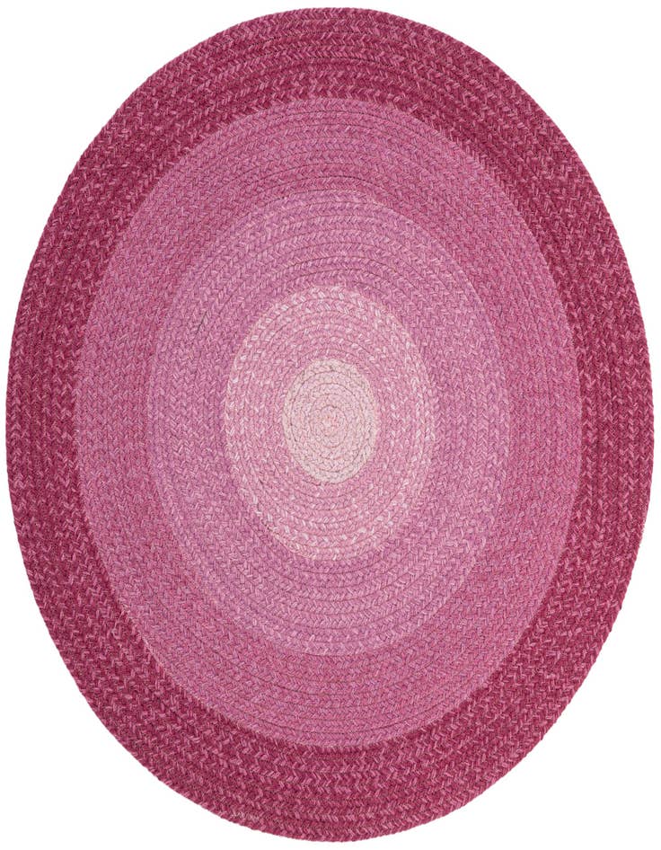 Detail image of  3' 1 x 3' 1  Hand Hand Braided Wool Round Rug