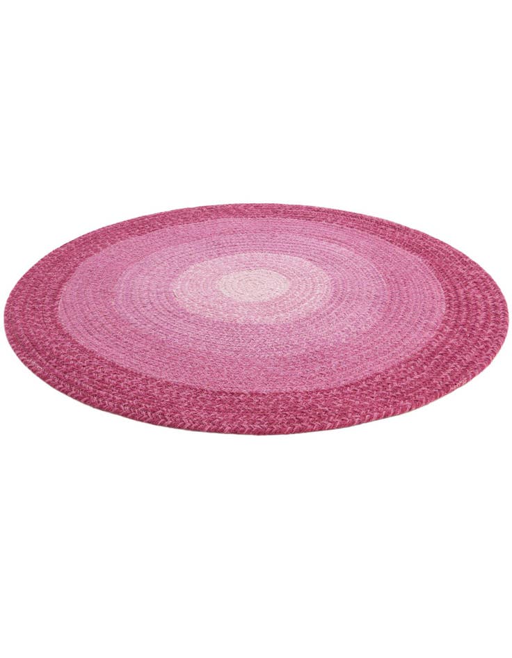 Detail image of  3' 1 x 3' 1  Hand Hand Braided Wool Round Rug