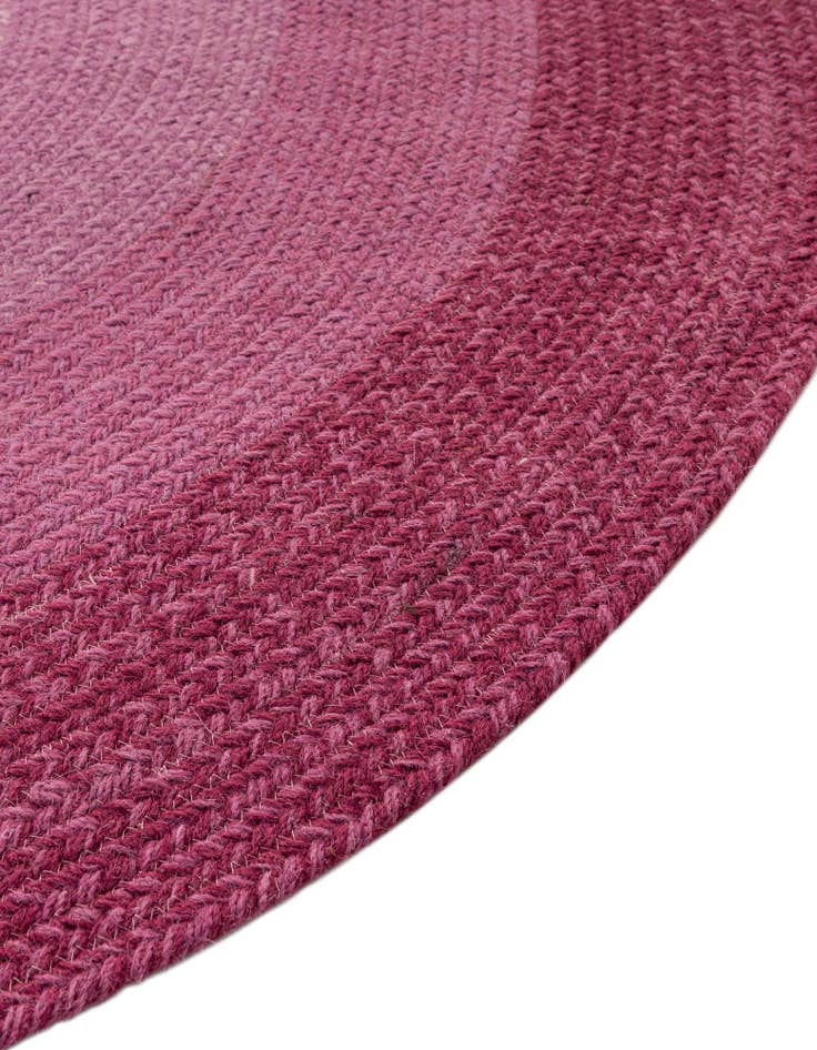 Detail image of  7' 10 x 7' 10  Hand Hand Braided Wool Round Rug